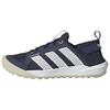 Daroga 25 Fabric Synthetic Leather Comfortable Lightweight Low-Top Hiking Shoes Unisex Hiking Shoes Light-Blue White HQ9172