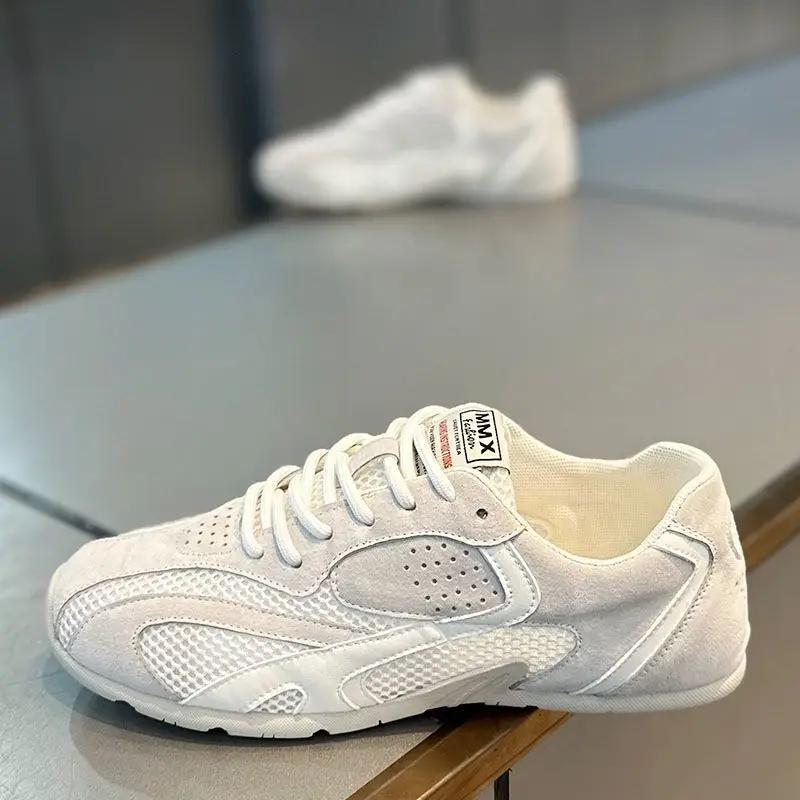 Brand Men's Sneakers Breathable Casual Shoes for Men Lace Up Flat Shoes Luxury Soft Sole Running Shoes Men Walking Shoe