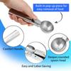 Stainless Steel Ice Cream Scoop and Scooping Tool Multi-functional Ice Cream Scoop and Scooping Tool Ice Cream and Fruit Scoop 6