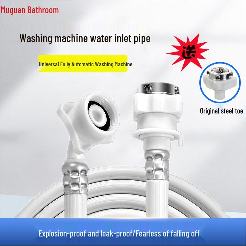 Universal Fully Automatic & Semi-Automatic Washing Machine Inlet/Outlet Hose with All-Purpose Joint