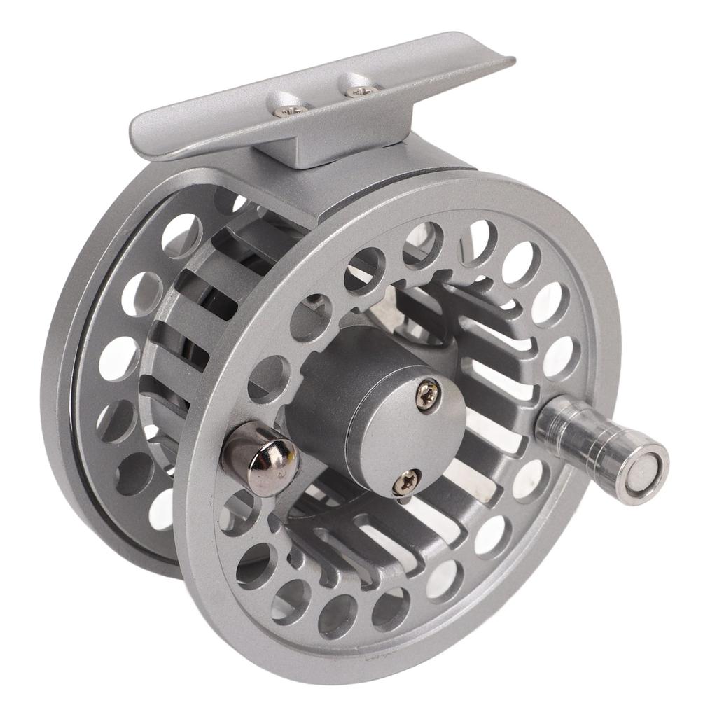 3/4 Fly Fishing Reel Full Metal Fly Reel Fishing with CNC Machined Aluminum Alloy Body Silver
