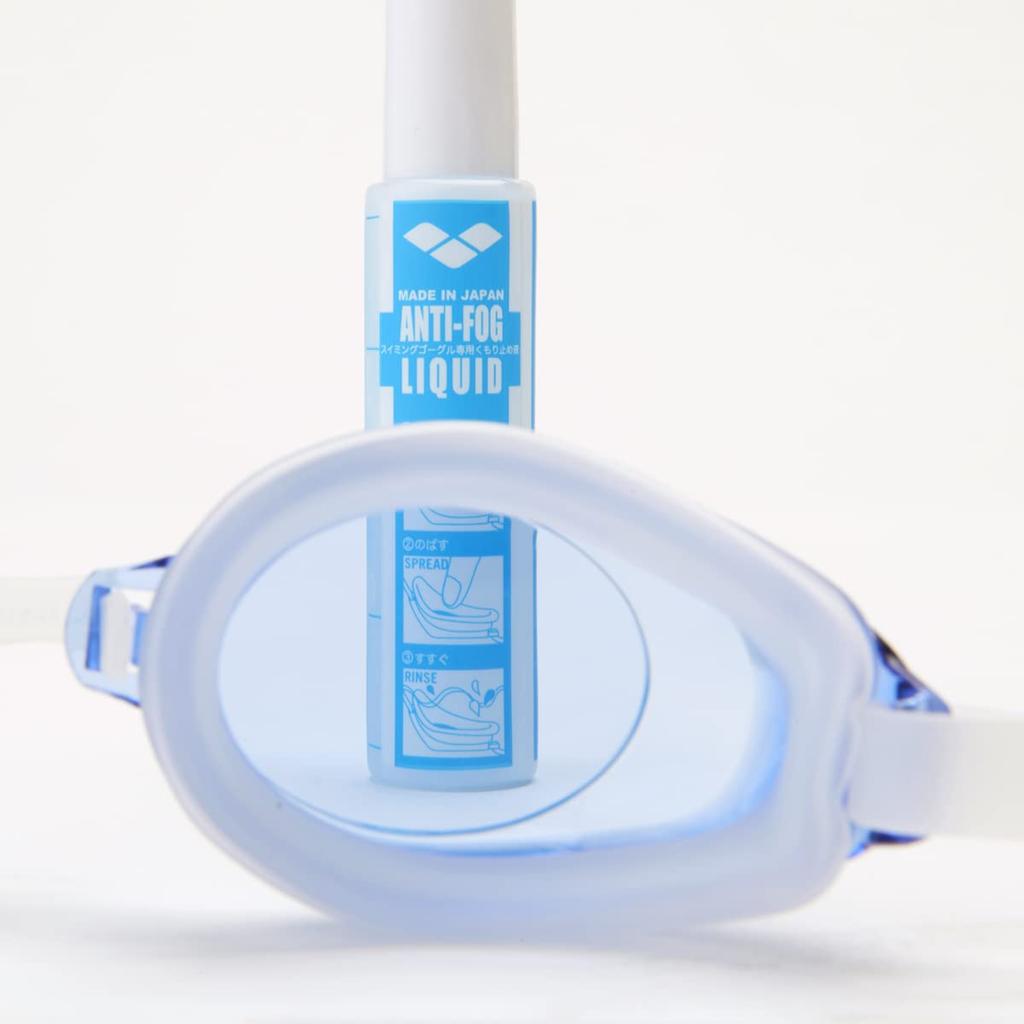 arena Swimming One Size Fits AGL-8100 Goggles, Unisex, Clearly, Blue, Most, Anti-Fog (Linon)