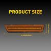 Front Bumper Amber Reflector Side Marker Lights For 2008-2014 Dodge Challenger A