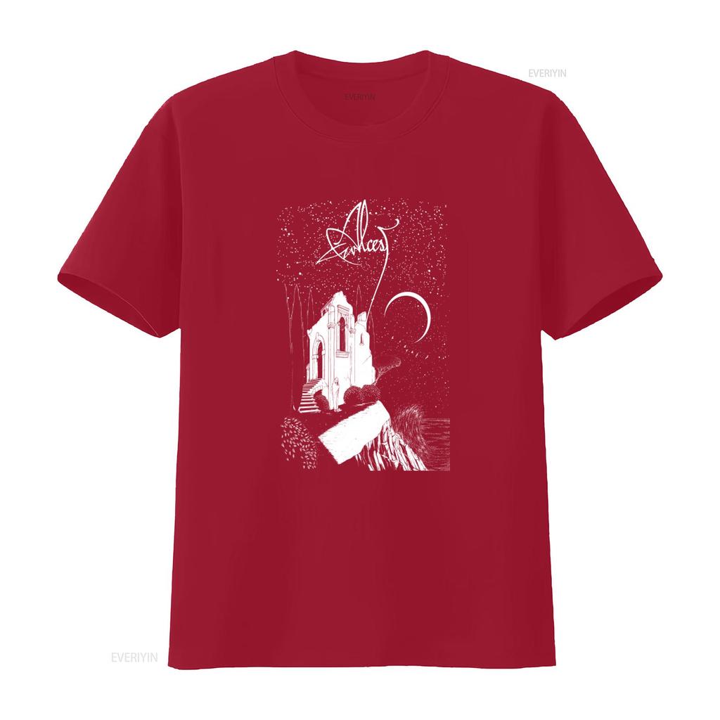 Authentic ALCEST Garden Slim Fit T Shirt S 2XL NEW Gothic Moonlit Ruins Design Unique Art Print for Men and Women Vintage
