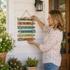 Garden wooden hanging decoration