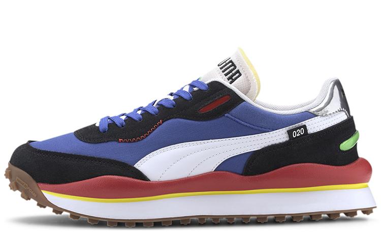 PUMA Style Rider Play On Dazzling Blue High Risk Red 371150-01 36