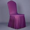 Hotel Style Chair Cover Oxford Skirt Chair Cover Quick And Secure Fit