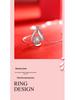 European American Fashion Moissanite Pendant Luxury Silver Choker Necklace for Women