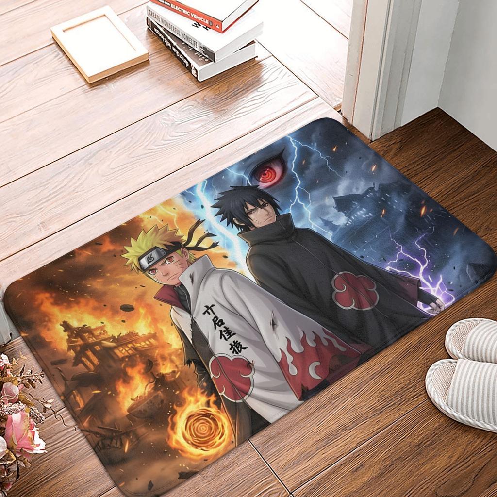 Itachi Uchiha Narutos Anime Doormat Non-Slip Entrance Bathroom Kitchen Floor Door Mats Garden Rug Carpet Footpad