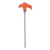 Screw-in Tent Stake Glow-in-the-dark Heavy Duty Outdoor Garden Yard Patio Lawn Camping Tarp Canopy Windproof Threaded Ground Spike Tent Peg
