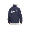 Nike Stehkragen Reißverschlusstasche Logo Langarmjacke Herrenjacke Blau FB7264-410