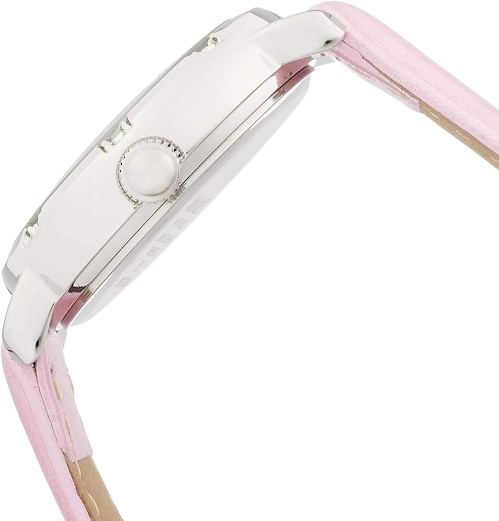 Citizen Analog Hello Kitty Waterproof Watch with Leather Made In Pink Q&Q Women's Strap, Japan, 0003N001,