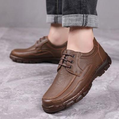 Mode Dik Platform Veterschoen Heren Casual Schoenen Ronde Neus Oxfords Instappers Klassiek Origineel Nieuw In 2025 Trend Gewone Leren Schoenen voor Heren