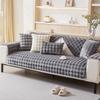Rabbit Plush Sofa Cushion Winter Thickened Plush Fur Cover  New Winter Cream Wind Warm Cover Cloth Towel