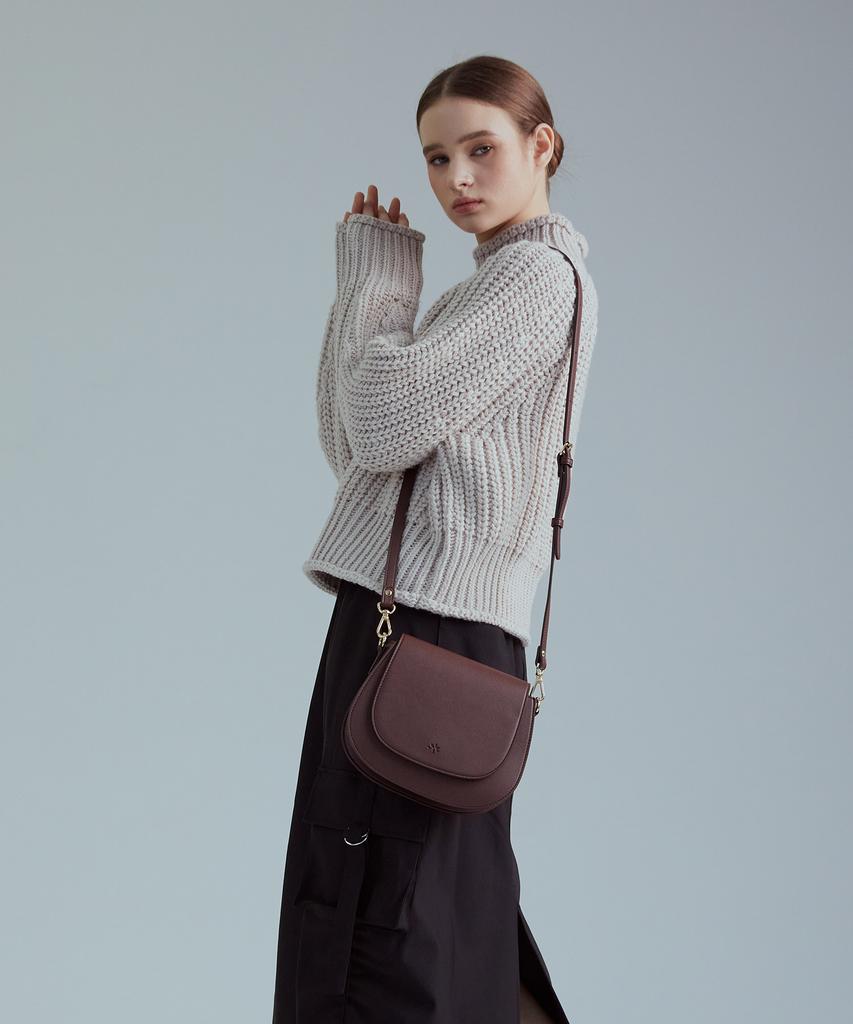 Monsac Ready Crossbody Bag Dark Brown Ap12-2323-Db