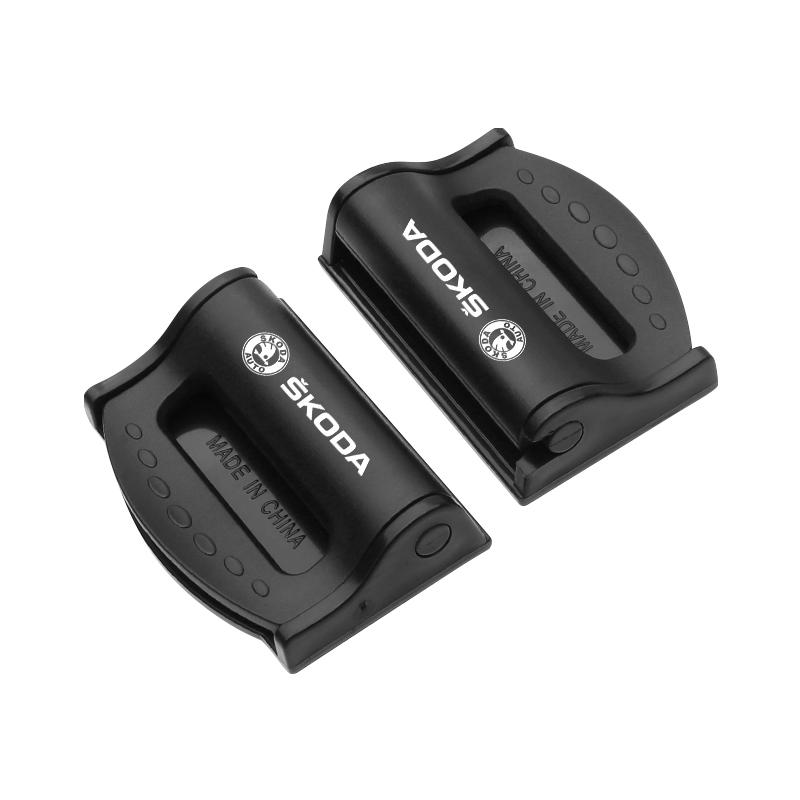 Car Seat Belts Clips Safety Adjustable Stopper Buckle Clip For Skoda Fabia Kodiaq Kamiq Superb Yeti Octavia Enyaq Rapid Karoq Derivati