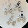Fashion Metal Bowknot Keychain Pendant Hanging Decoration Bag Backpack Bag Charm