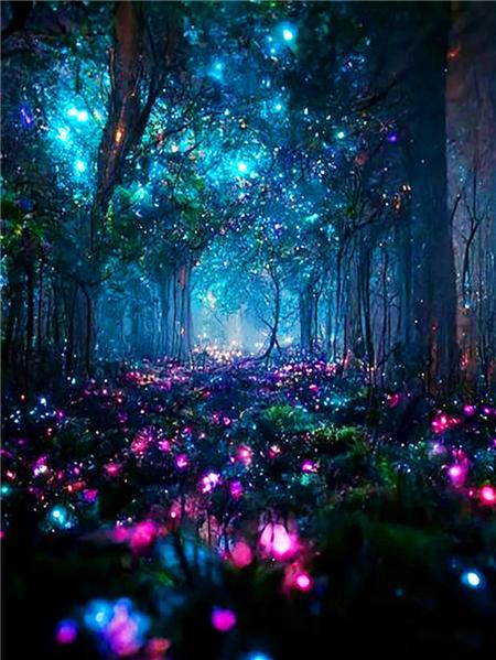 Diamond Painting New Collection Fantasy Waterfall Full Square/round Embroidery Mosaic Colorful Tree Landscape Home Decor