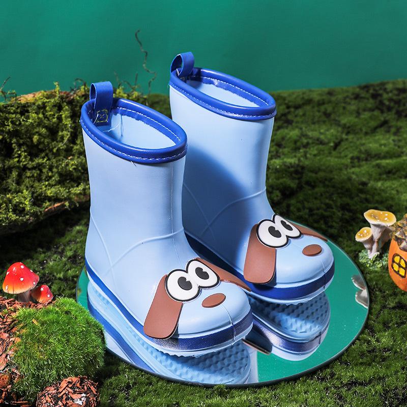 Children's Rain Boots Boys Girls New Kindergarten Baby Water Shoes Waterproof Non-Slip Outdoor Wear Toddler Rain Boots