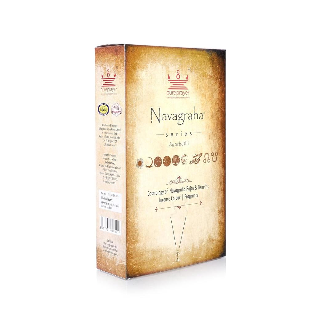 Cycle Pure Navagraha Series Agarbathi Collection 9 Fragrances 18 Sticks Each for Spiritual Puja Total 162 sticks