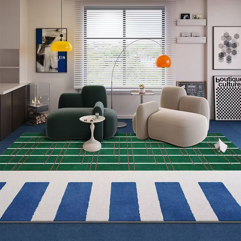 Винтажный ковер Гостиная Французский прикроватный ковер Диван Чайный столик Большая площадь Спальня Напольный коврик 80 * 120cm