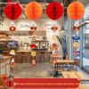 2025 Mid-Autumn Festival & National Day Mall Décor – Honeycomb Pendant Ornaments