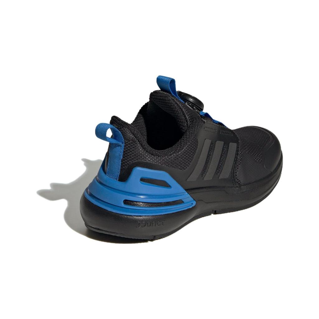 Adidas Rapidasport BOA Comfortable Slip Resistant Abrasion Resistant Mid top Kids Lifestyle Shoes Black Blue Kids' IF0371