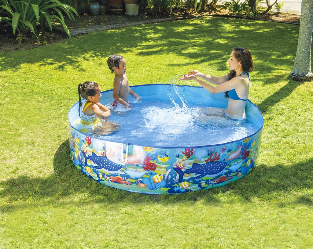 JILONG Garden Pool 180cm (180 x 180 x 38cm) JL-687980 BL Large