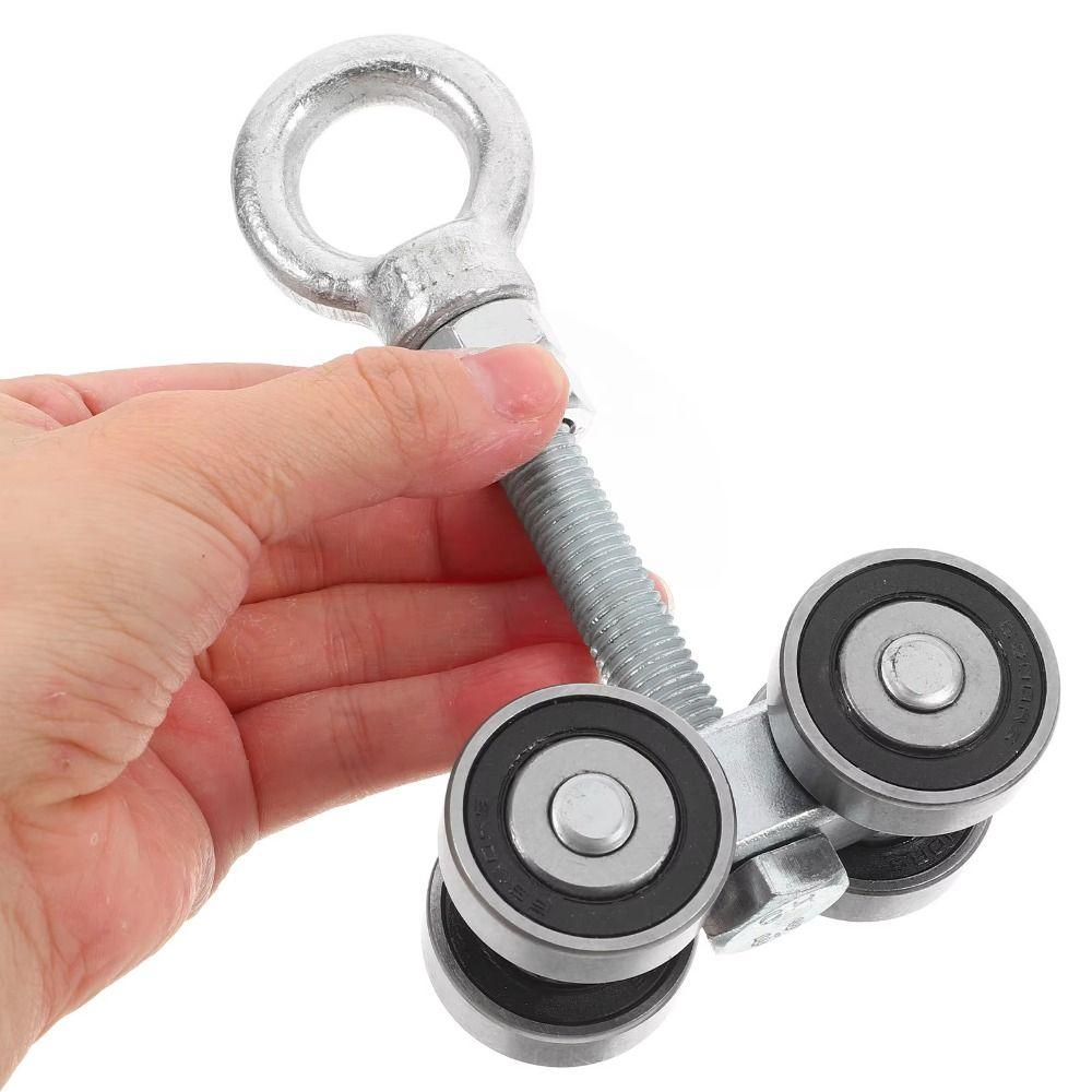 Ceiling Mount Barn Door Rollers Labor Saving Tool Heavy Duty Sliding Door Hanger  Barn Doors