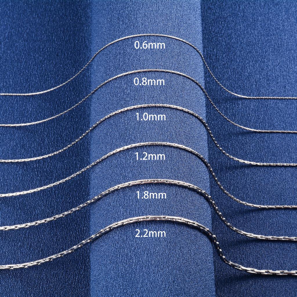 Dünne Ankerkette aus 316L Edelstahl für Damen und Herren, kupferfarbenes Choker-Modell, wasserfest, Schmuckaccessoires