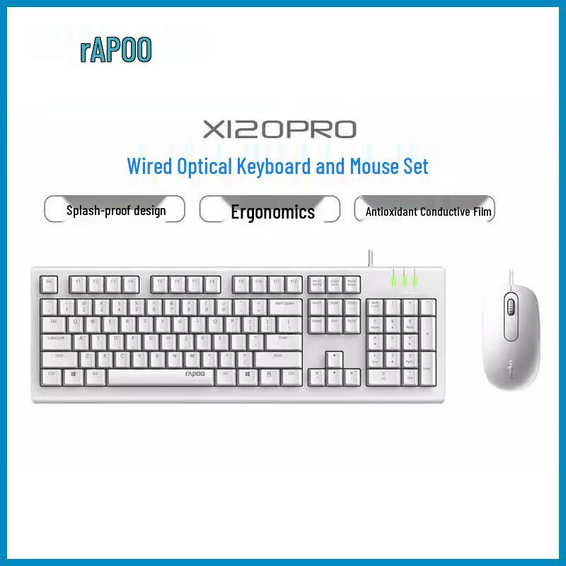 Rapoo X120PRO Kabelgebundenes Tastatur-Maus-Set