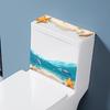 Beach Ocean Removable Flip Toilet Waterproof Sticker