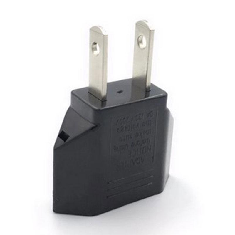 Eu Euro Europe To Us Usa Power Jack Wall Plug Converter Travel Adapter Adaptor