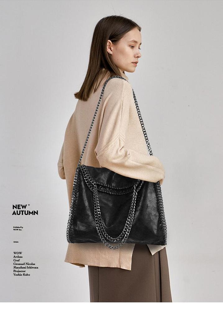 2025 New Foldable Women's Shoulder Chain Bag