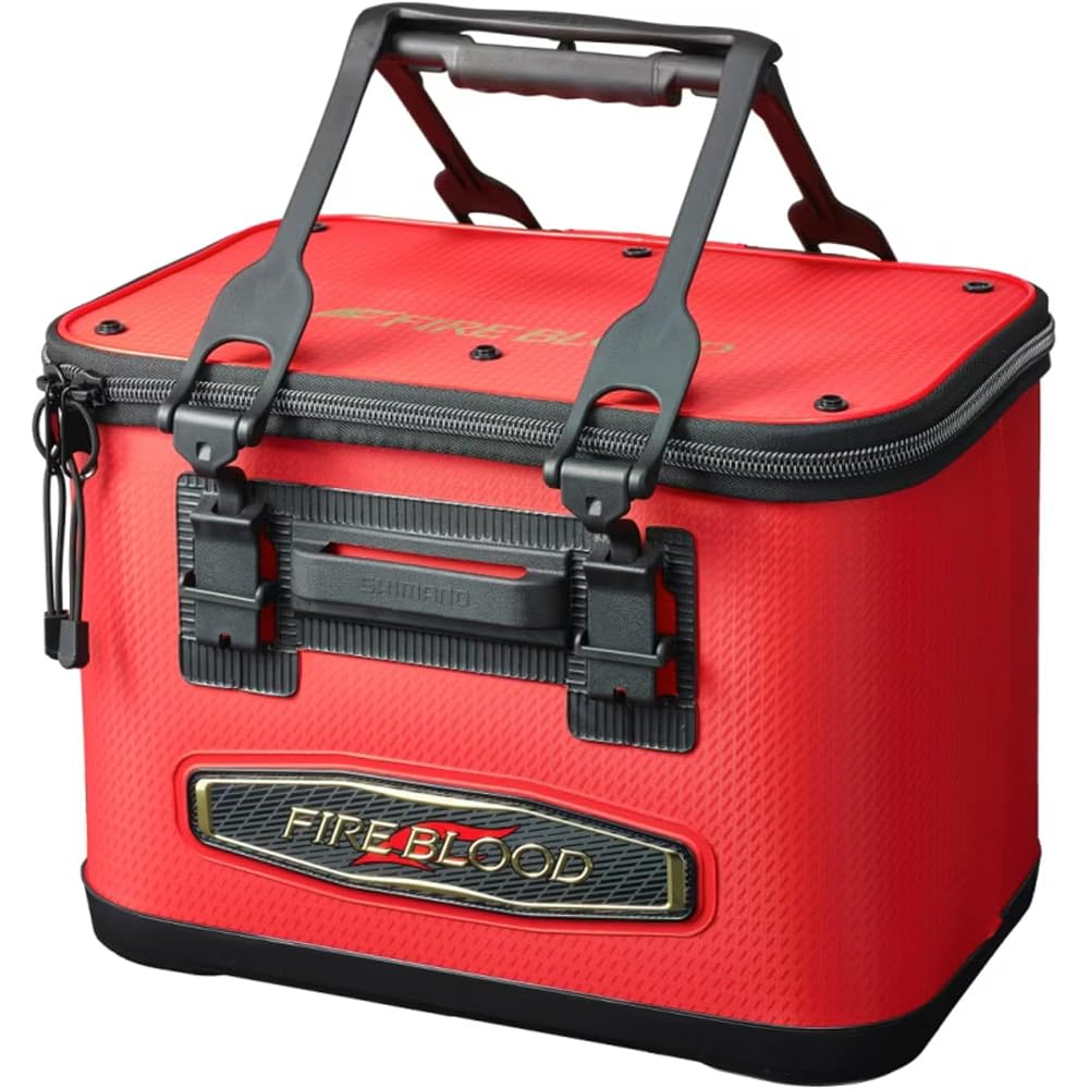 Shimano Bait Bucket Limited Pro BK-111X Blood Red 40cm Fishing Accessory