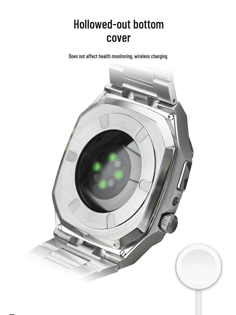 Compatible Audemars Piguet Mod Kit for Apple Watch S9 Case with 41/44/45mm iWatch S7/8/9 Protection