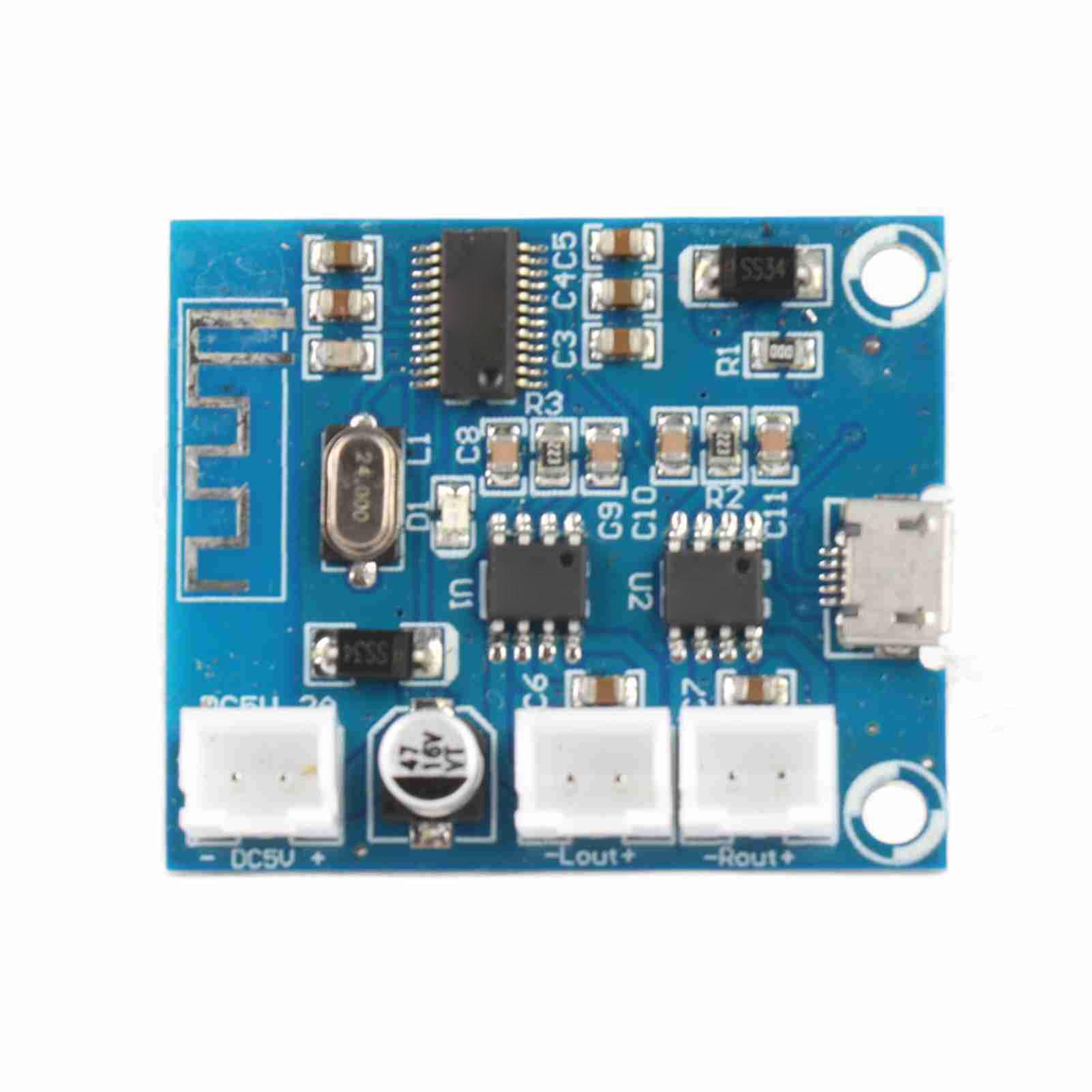 

Mini Bluetooth Amplifier Board Module 4.2 Circuit Stereo Speaker Digital Module 5W + 5W