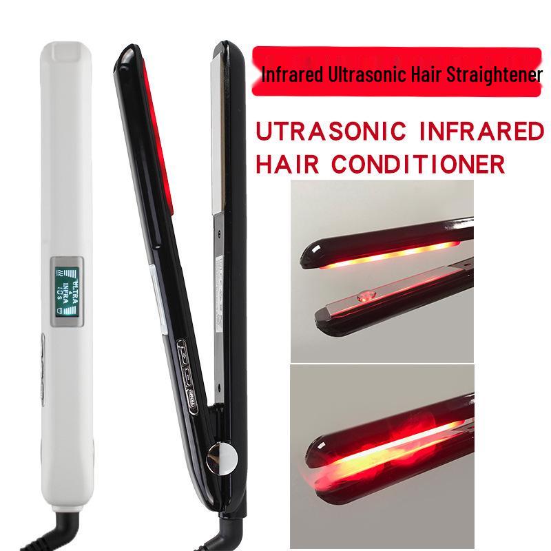 Pro Salon Steam Hair Straightener & Curler - Ionic, Damage-Free Dual-Use