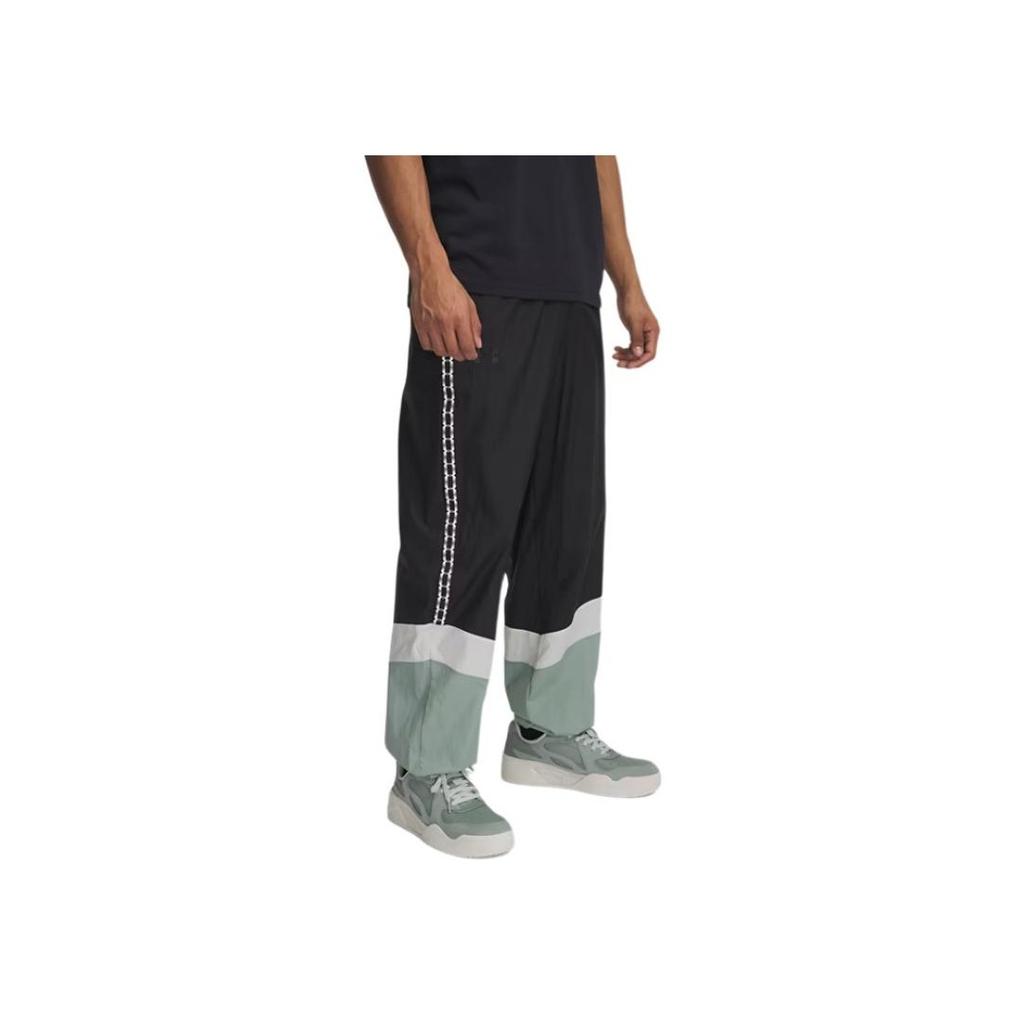 Under Armour Ss25 Terrace96 Series Waterproof Breathable Loose Comfortable Knitted Sports Pants Men pants Black 6001680-001