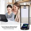Bedside Light Touch Control Table Lamp with Smartphone Wireless Charging 3 Adjustable Brightness Levels USB Port Fabric