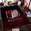 Attack On Titan Themed Carpet with Wings of Freedom Design Suitable for Use As an Anti-slip for Living Room Bedroom Sofas
