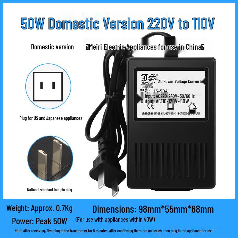 Jingsai 200W Voltage Converter: 220V to 110V/100V, 110V to 220V Transformer
