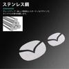 Hcilloend Set of Stainless Steel Emblem Emblem and Badge Covers for New Mazda Roadster ND Series Easy Decorative Exterior Custom Accessories 4-Piece