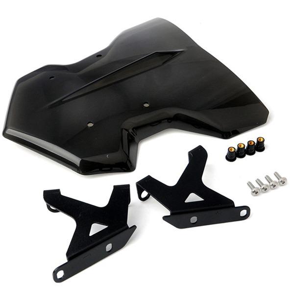 Schwarzer Windschild-Deflektor für Yamaha MT-09 2017-2019