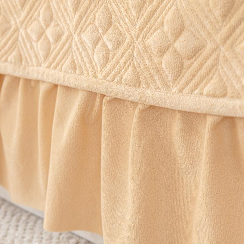 Полотенце для дивана в кремовом стиле для гостиной — фото 5