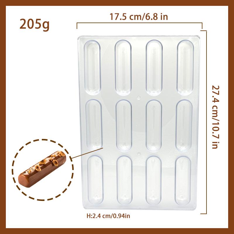 Clear DIY Candy Chocolate Molds - Sturdy Plastic Baking Molds