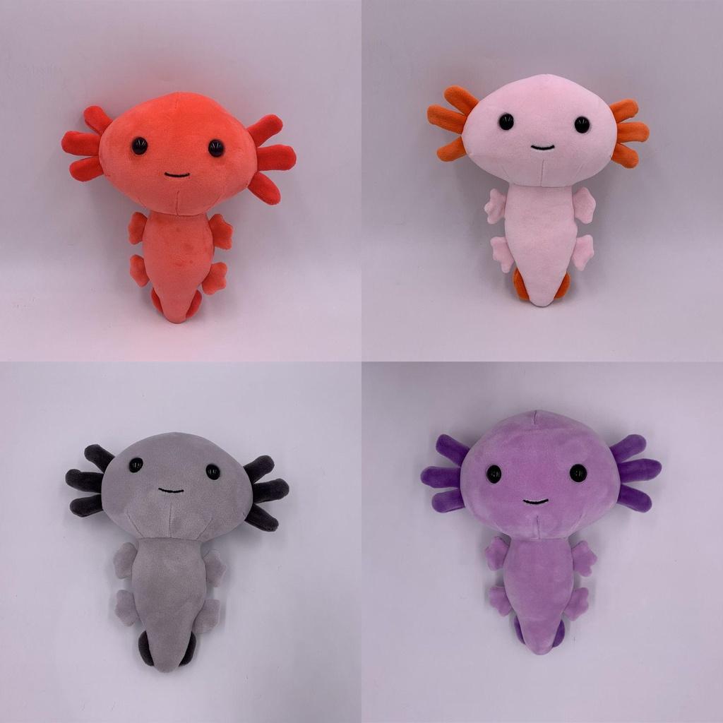 Adorable Axolotl Stuffed Cushion Toy Plush Soft Kid's Gift With Cartoon Design