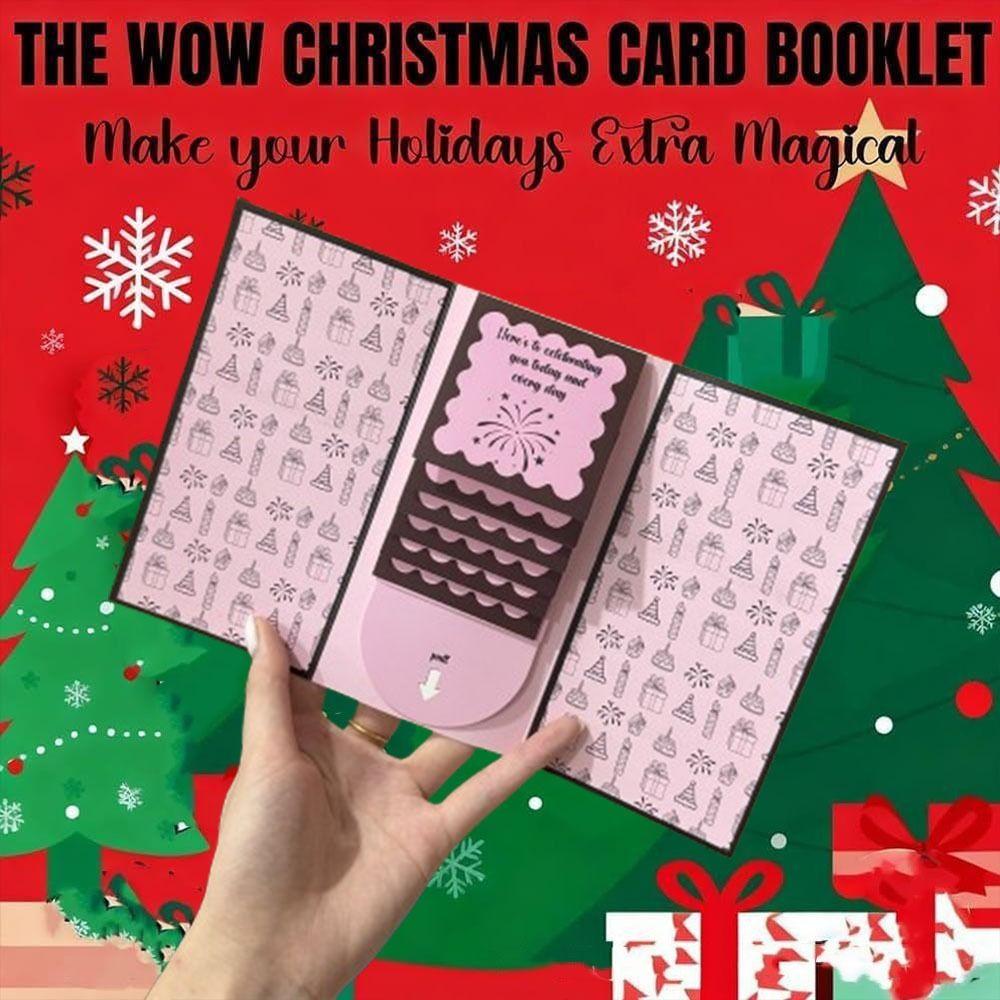 Handmade Waterfall Gift Card DIY Message Gift Card DIY Gift Card  Holiday Celebration