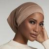 Hijab Jersey Muslim Women Under Hijab Cap with Ear Hole Inner Hijab Cap Round Forehead Underscarf Bonnet Turbante Mujer Hat