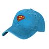 SuperUnisexs Logo  Unisex Baseball Cap Distressed Denim Washed Hats Cap Retro Outdoor Activities Adjustable Headwear